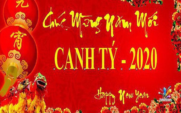 THÔNG BÁO LỊCH NGHỈ TẾT NGUYÊN ĐÁN - CANH TÝ 2020.